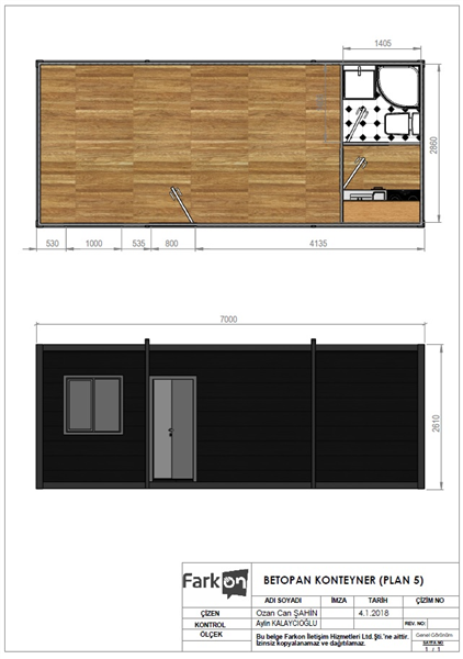 BETOPAN KONTEYNER (PLAN 5)